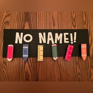 Colorful Classroom Sign Decor